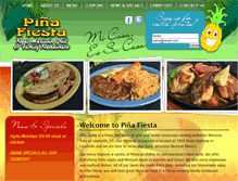 Tablet Screenshot of pinafiestamexicangrill.com